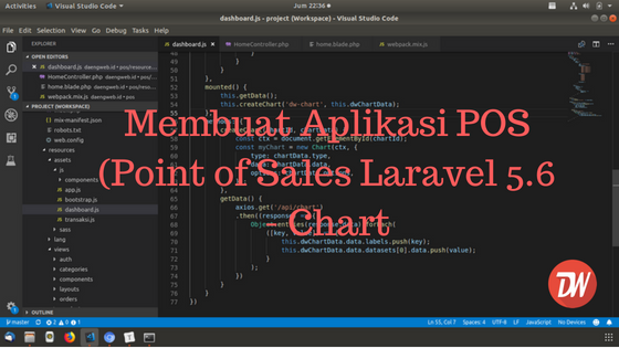 (Part 9) Membuat Aplikasi POS (Point of Sales Laravel 5.6  