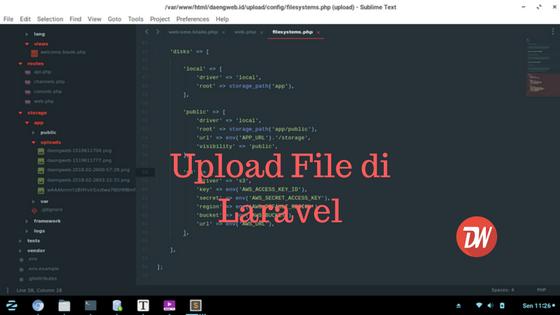 Upload File di Laravel 5