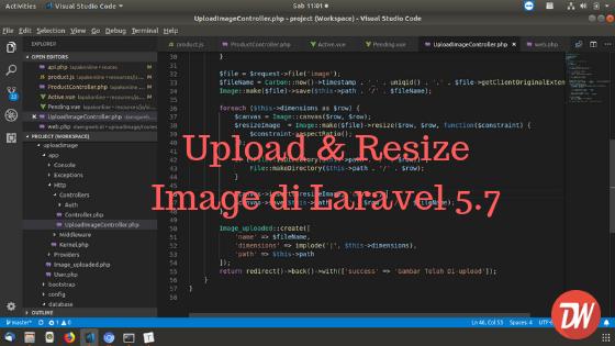 Upload & Resize Image di Laravel 5.7